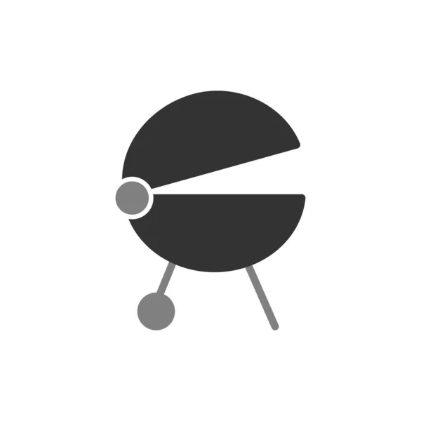 Vektorillustration Des Einfachen Grill Symbols — Stockvektor
