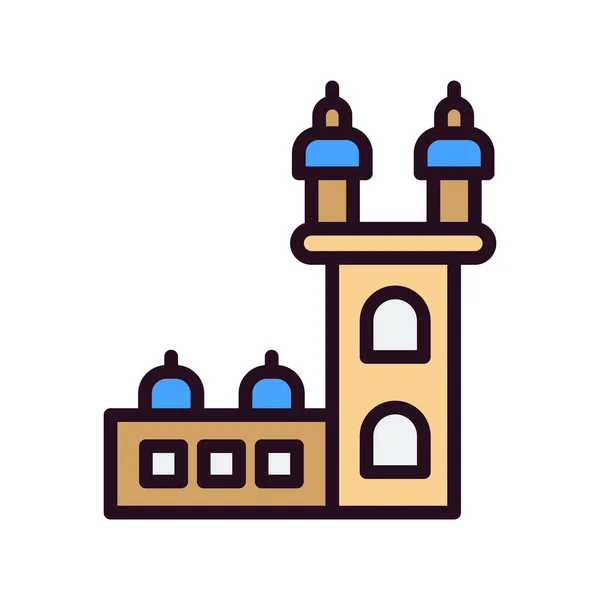 Belem Tower Icono Ilustración Vectorial — Archivo Imágenes Vectoriales