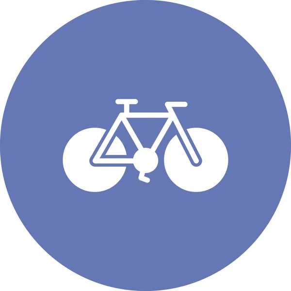 Vector Bicycle Icon Sport Bike Sign — Vettoriale Stock