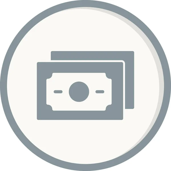 Money Icon Vector Vector Illustration Banknotes Finance Concept — Vector de stock