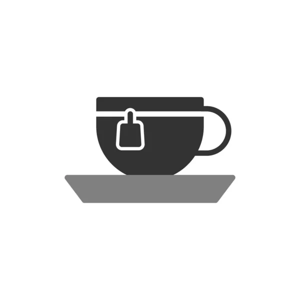Green Tea Cup Icon Vector Illustration — 스톡 벡터