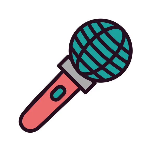 Microphone Icon Vector Art Illustration — Stockvektor