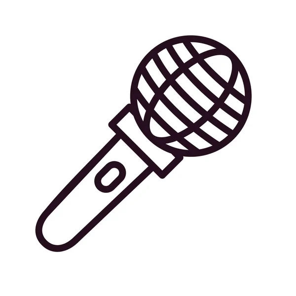 Microphone Icon Vector Art Illustration — Stockvektor