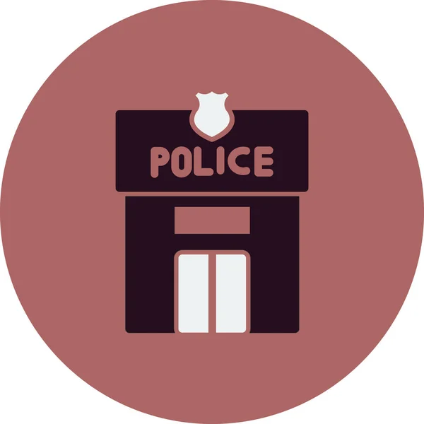 Police Icon Vector Illustration — стоковый вектор