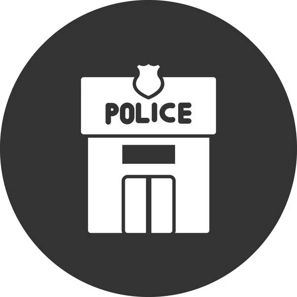 Police Icon Vector Illustration — Image vectorielle