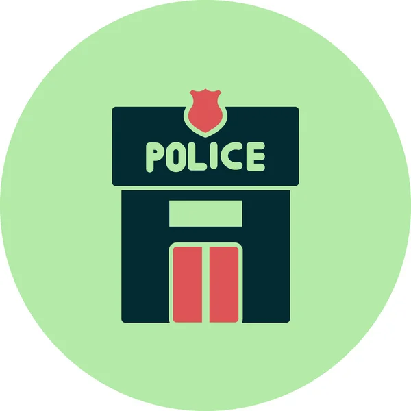 Police Icon Vector Illustration — стоковый вектор