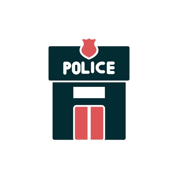 Police Icon Vector Illustration — Image vectorielle