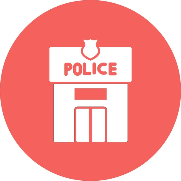 Police Icon Vector Illustration — стоковый вектор