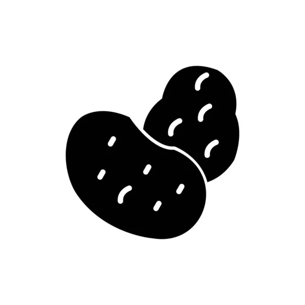 Potatoes Vector Icon Simple Design Illustration — ストックベクタ