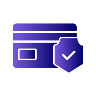 Kredi kartı ikon vektörü. İnce çizgi işareti. izole edilmiş sınır sembolü çizimi