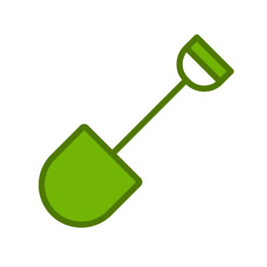 Kürek vektör ikonu tasarımı illüstrasyonu