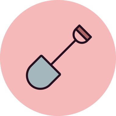 Kürek vektör ikonu tasarımı illüstrasyonu