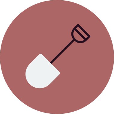 Kürek vektör ikonu tasarımı illüstrasyonu