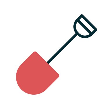 Kürek vektör ikonu tasarımı illüstrasyonu