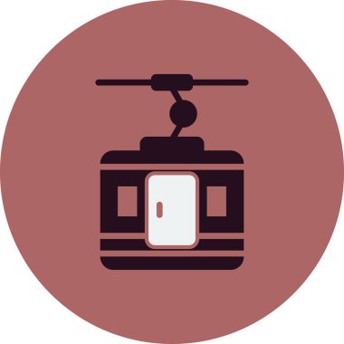 Kayak kaldırma simgesi, vektör çizimi