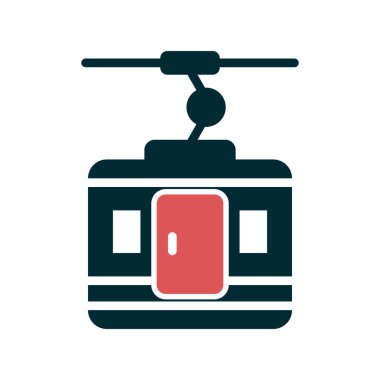 Kayak kaldırma simgesi, vektör çizimi