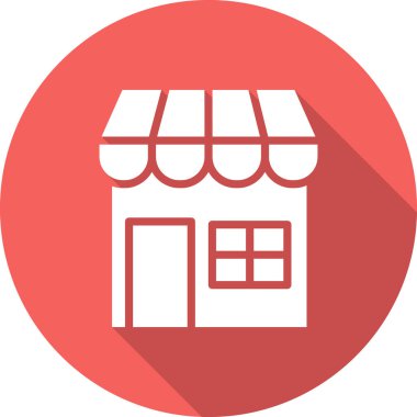 dükkan simgesi. vektör sanat illüstrasyonu