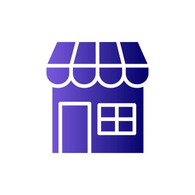 dükkan simgesi. vektör sanat illüstrasyonu