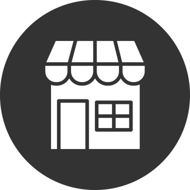 dükkan simgesi. vektör sanat illüstrasyonu