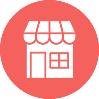 dükkan simgesi. vektör sanat illüstrasyonu