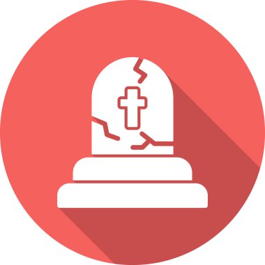 Tombstone simgesi basit illüstrasyon