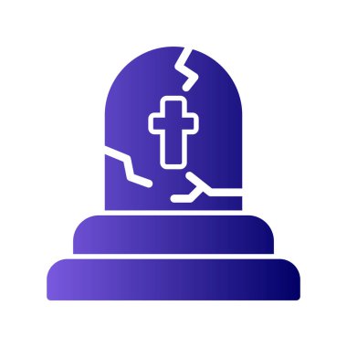 Tombstone simgesi basit illüstrasyon