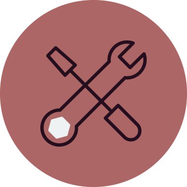 araç simgesi, vektör illüstrasyonu