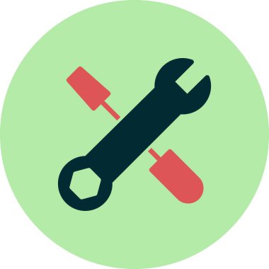 araç simgesi, vektör illüstrasyonu