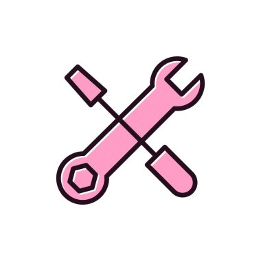 araç simgesi, vektör illüstrasyonu