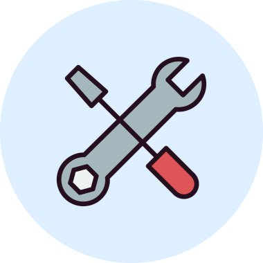 araç simgesi, vektör illüstrasyonu