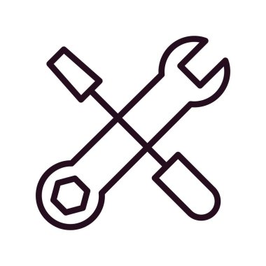 araç simgesi, vektör illüstrasyonu