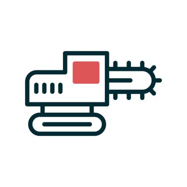 Trencher simgesi, vektör illüstrasyonu