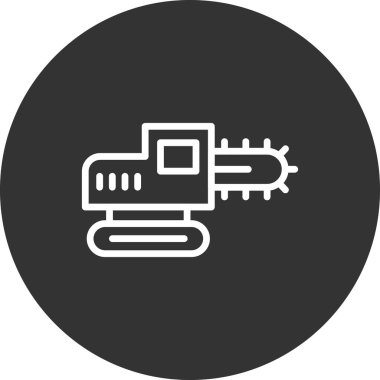 Trencher simgesi, vektör illüstrasyonu