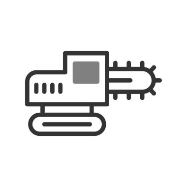 Trencher simgesi, vektör illüstrasyonu