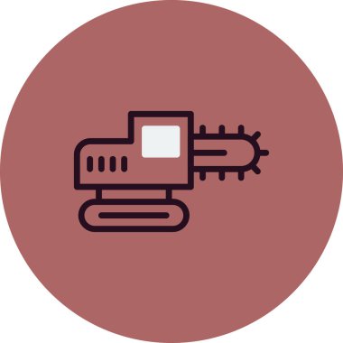 Trencher simgesi, vektör illüstrasyonu