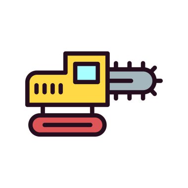 Trencher simgesi, vektör illüstrasyonu