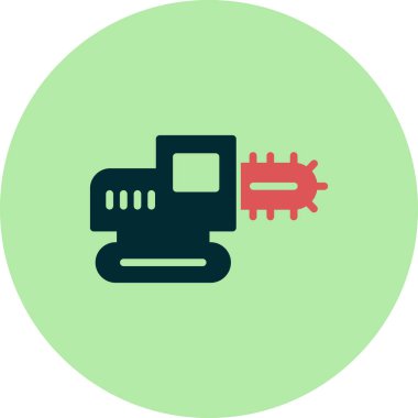 Trencher simgesi, vektör illüstrasyonu