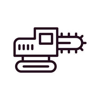 Trencher simgesi, vektör illüstrasyonu