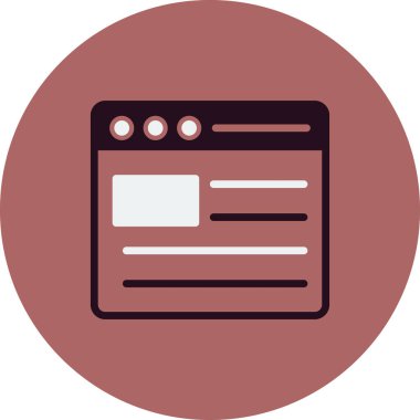 Web abonelik simgesi, vektör illüstrasyonu