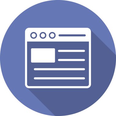 Web abonelik simgesi, vektör illüstrasyonu