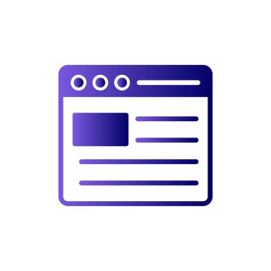 Web abonelik simgesi, vektör illüstrasyonu