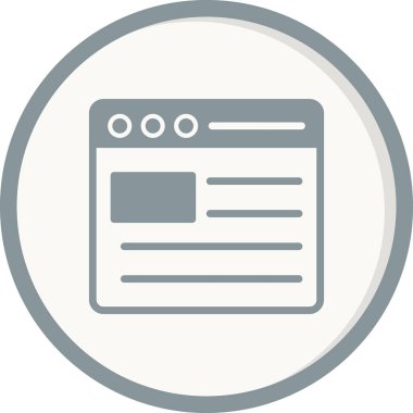 Web abonelik simgesi, vektör illüstrasyonu