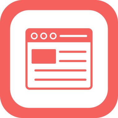 Web abonelik simgesi, vektör illüstrasyonu