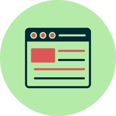 Web abonelik simgesi, vektör illüstrasyonu