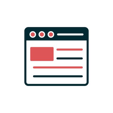 Web abonelik simgesi, vektör illüstrasyonu