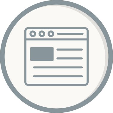 Web abonelik simgesi, vektör illüstrasyonu