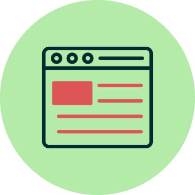 Web abonelik simgesi, vektör illüstrasyonu