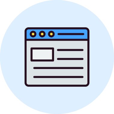 Web abonelik simgesi, vektör illüstrasyonu