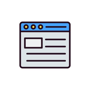 Web abonelik simgesi, vektör illüstrasyonu