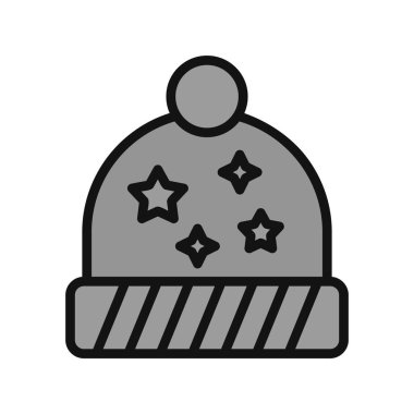  Şapka simgesi vektör illüstrasyonu